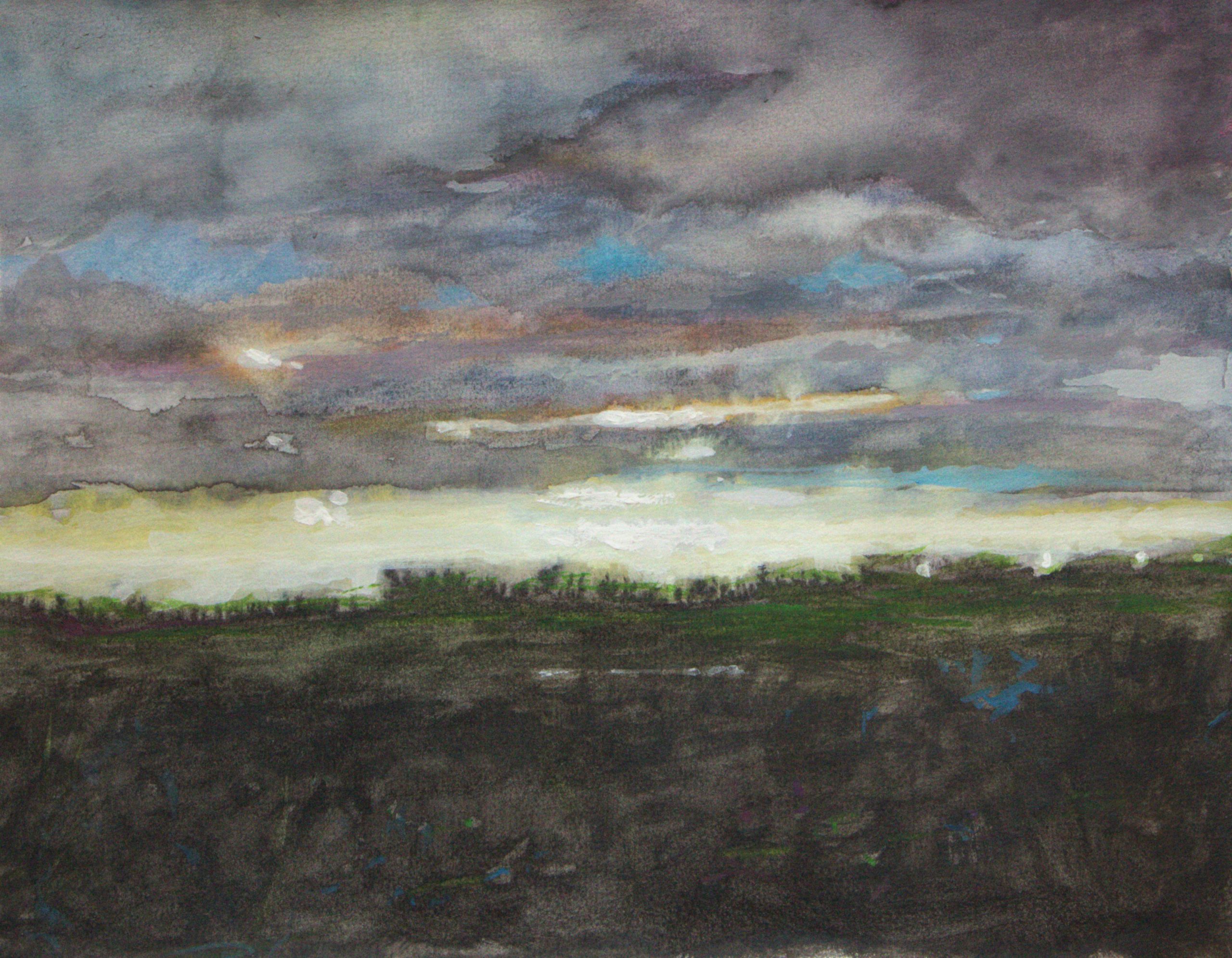 Ciel pourpre - 21 X 26 CM