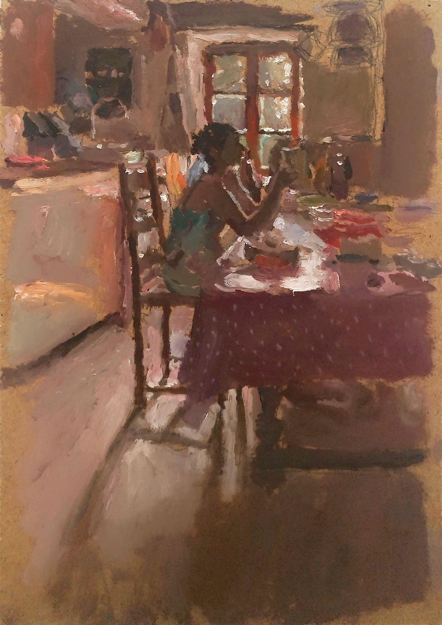 Dans la cuisine de Muriel, 30x21 cm