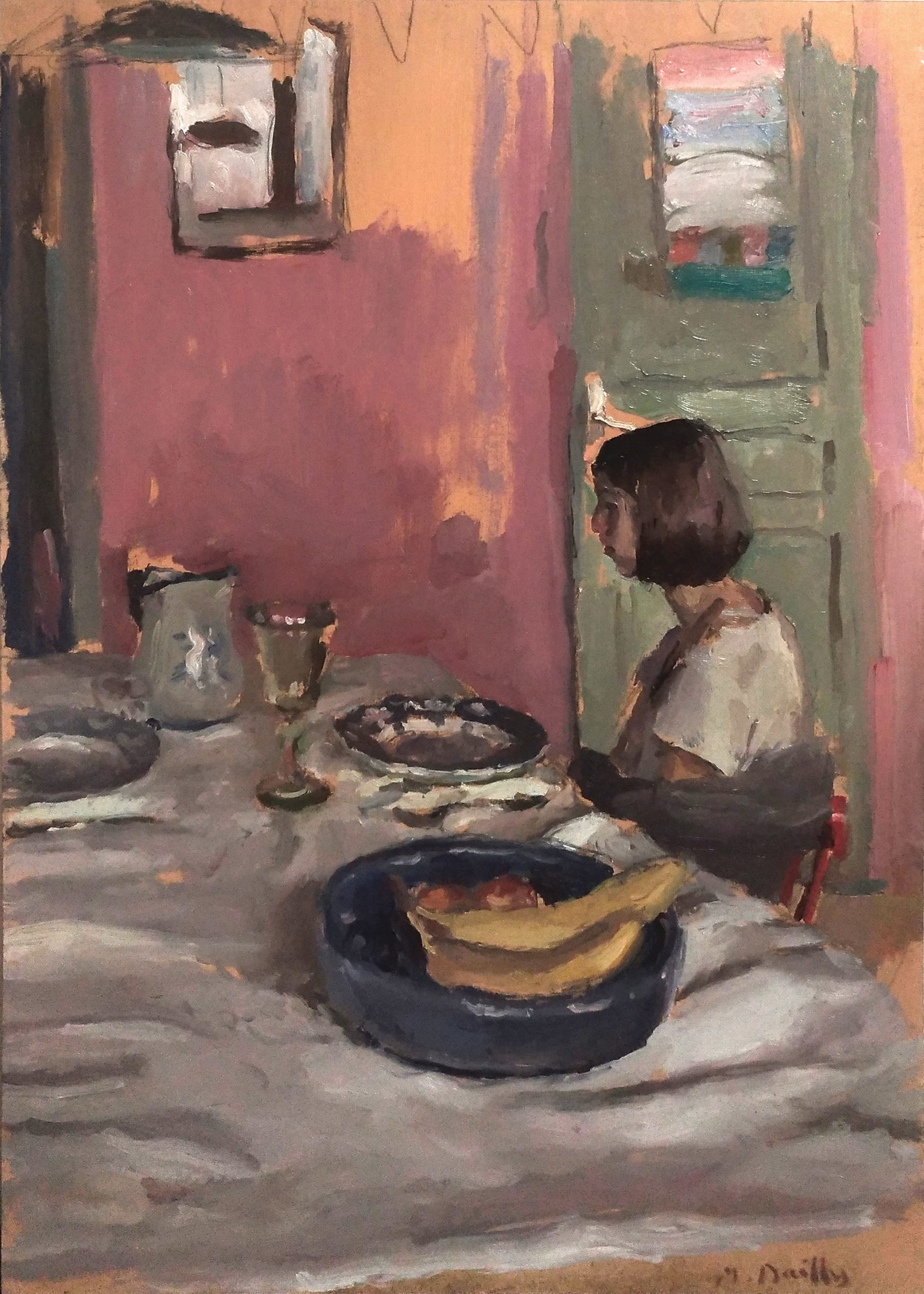 Lou et les fruits, 42x30 cm (1)
