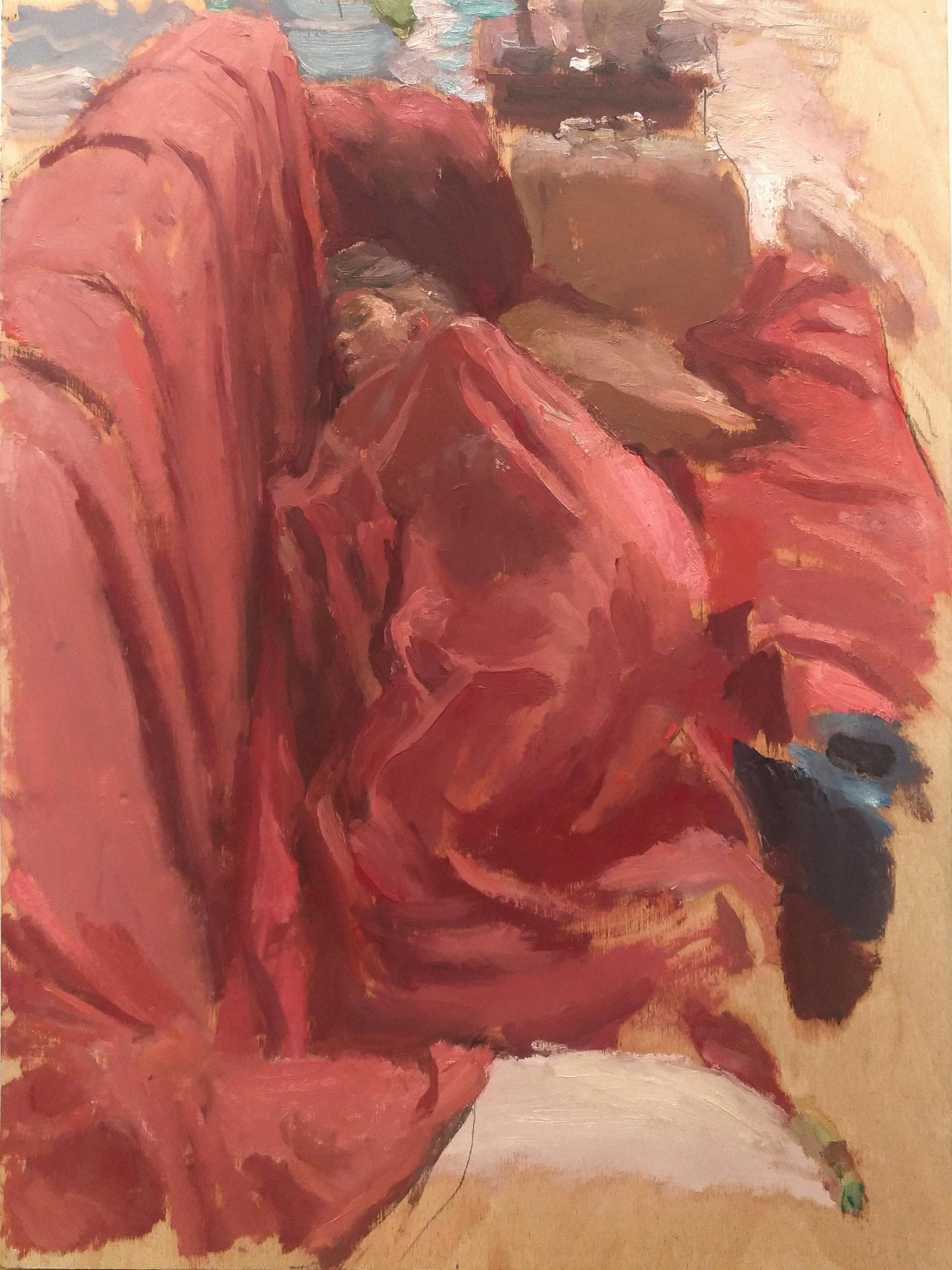 Zoé endormies, 40x30 cm
